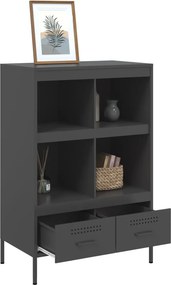 vidaXL Ντουλάπι Μαύρο 68 x 39 x 101,5 εκ. από Χάλυβα