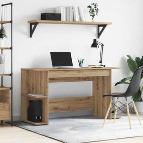 vidaXL Γραφείο artisan δρυς 140 x 50 x 75 εκ. Επεξεργασμένο ξύλο