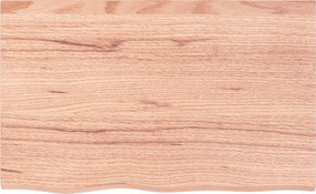 vidaXL Πάγκος Μπάνιου Αν. Καφέ 80x50x(2-4) εκ. Επεξεργ. Μασίφ Ξύλο