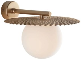 Φωτιστικό Τοίχου - Απλίκα Chaplin I-CHAPLIN-AP ORO 1xG9 Led Φ22cm 16,5cm Gold Luce Ambiente Design Metal, Glass