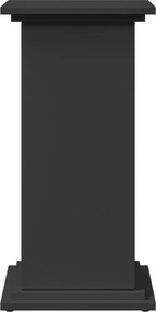 vidaXL Βάση Οθόνης με Αποθ. Μαύρο 31x30x60 εκ. Επεξεργασμένο Ξύλο