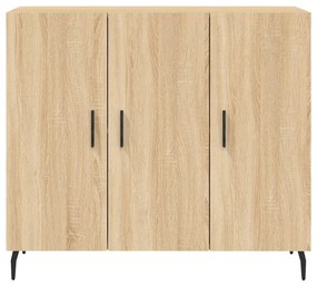 vidaXL Ντουλάπι Sonoma δρυς 90x34x80 εκ. Επεξεργασμένο Ξύλο