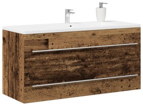 vidaXL Ντουλάπι μπανιέρας Παλιό Ξύλο 100x38,5x48 εκ. Κατασκευασμένο από Ξύλο