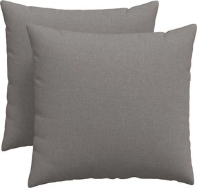 vidaXL Μαξιλάρι Καναπέ 2 pcs Taupe 50 x 50 cm ύφασμα