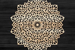 Intra απο ξύλο plywood 3mm-4mm πάχος 3D Mandala για Cricut Δίασταση 30x30 cm INTRAFABR-74278893
