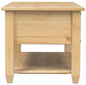 vidaXL Τραπεζάκι Corona Με Συρτάρια 100x48x45 εκ. Μασίφ Ξύλο Πεύκου