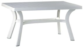Τραπέζι ROMA Λευκό Πλαστικό 140x80x72cm