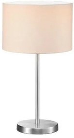 Επιτραπέζιο Φωτιστικό Νίκελ &amp; Λευκό Hotel 511100101 Trio Lighting-511100101-Λευκό 511100101