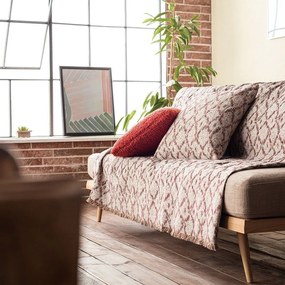 Ριχτάρι Losange 990/07 Khaki Gofis Home Three-Seater 180x310cm Cotton-Acrylic