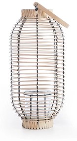 Φανάρι Folly 20X20X23 Ecru Nef-Nef Homeware Wood,Metal