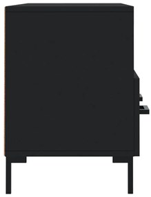 vidaXL Έπιπλο Τηλεόρασης Μαύρο 102 x 36 x 50 εκ. από Επεξεργ. Ξύλο
