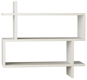 Ράφι τοίχου "ZENIA" σε χρώμα λευκό 70x22x65