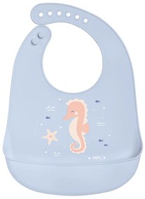 Σαλιάρα Σιλικόνης 6+ Μηνών (22.5x30) Saro Ocean Sea 16621