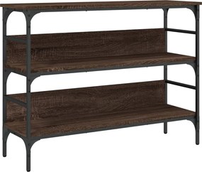 vidaXL Τραπέζι Κονσόλα Καφέ Δρυς 100x32x75 εκ. Επεξεργασμένο Ξύλο
