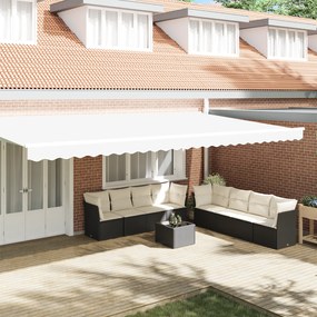 vidaXL Τέντα Valance για πλαίσιο 6 μ. Λευκή 5.8x0.2 μ.