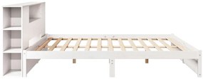 vidaXL Κρεβάτι Βιβλιοθήκη Χωρίς Στρώμα 180x200 εκ Μασίφ Ξύλο Πεύκου