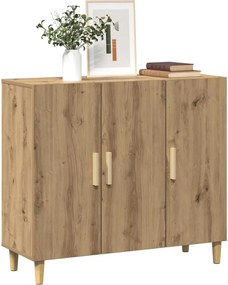 vidaXL Ντουλάπι Αρτισιανή Δρυς 90 x 34 x 80 εκ. από Επεξεργασμένο Ξύλο