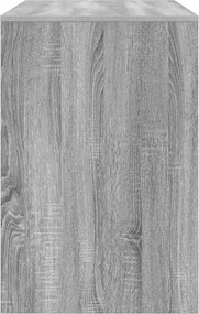 vidaXL Γραφείο Γκρίζο Σονομα 102 x 50 x 75 cm Επεξεργασμένο Ξύλο