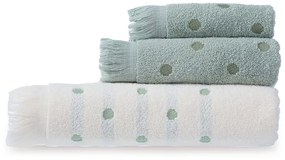 Πετσέτα Σώματος Serendipity Ecru/Green 70x140 - Nef-Nef Homeware