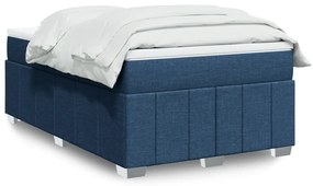 ΚΡΕΒΑΤΙ BOXSPRING ΜΕ ΣΤΡΩΜΑ ΜΠΛΕ 120X190 ΕΚ. ΥΦΑΣΜΑΤΙΝΟ 3285462