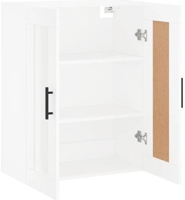 vidaXL Ντουλάπι Τοίχου Λευκό 69,5 x 34 x 90 εκ. από Επεξεργασμένο Ξύλο