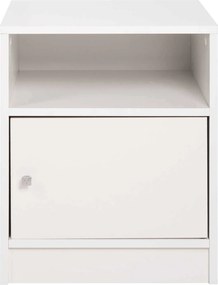 ΚΟΜΟΔΙΝΟ ΜΕΛΑΜΙΝΗΣ MALORY HM2205.05 ΛΕΥΚO 40x40x50Yεκ.