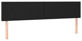 Κεφαλάρι Κρεβατιού LED Μαύρο 180x5x78/88 εκ. Συνθετ. Δέρμα 3121434
