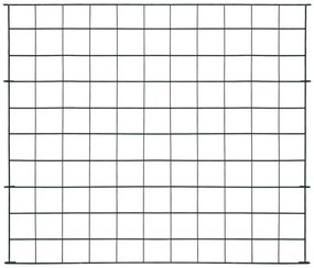 vidaXL Περίφραξη Κήπου Σετ Πράσινη 77,5 x 64 εκ.