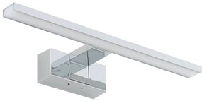 Φωτιστικό Μπάνιου Επιτοίχιο Cezanne S 10680 40x5.1cm 8W 4000K 650lm Led Chrome Nowodvorski