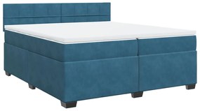 ΚΡΕΒΑΤΙ BOXSPRING ΜΕ ΣΤΡΩΜΑ ΜΠΛΕ 200X200 ΕΚ. ΒΕΛΟΥΔΙΝΟ 3288706