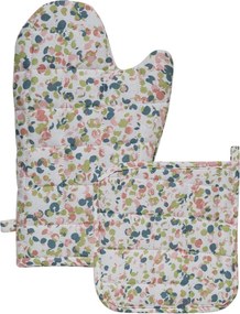 Γάντι + Πιάστρα Κουζίνας (Σετ) Kentia Loft Fiorita