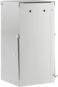 vidaXL Ταΐστρα Χαμστεριών Ασημί 12,5 x 12,5 x 25 εκ.