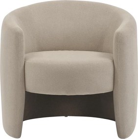 Πολυθρόνα Barken ύφασμα σε μπεζ απόχρωση 77x74.5x73εκ 77x74.5x73 εκ.