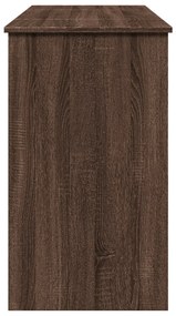 vidaXL Μπουντουάρ με Καθρέφτη Καφέ Δρυς 100x45x76 εκ.