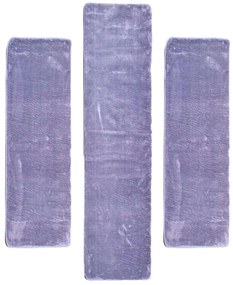 Σετ Χαλιά Κρεβατοκάμαρας 3Τμχ. Fluffy Purple SET(2 67X135&amp;67X190) Πολυέστερ