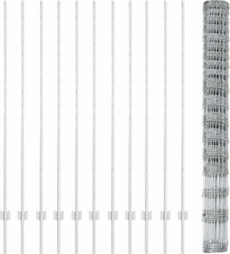 vidaXL Τεντώτο με στήριγμα Ασημί