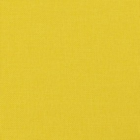 vidaXL Πολυθρόνα Ανοιχτό Κίτρινο Υφασμάτινη