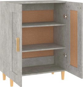 vidaXL Ντουλάπι Γκρι Σκυροδέματος 69,5x34x90 εκ. Επεξεργασμένο Ξύλο