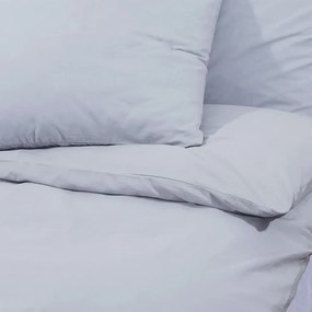 vidaXL Σετ Παπλωματοθήκης Γκρι 200 x 200 εκ. Βαμβακερό