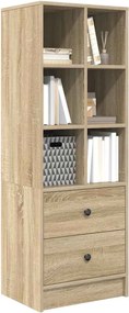 vidaXL Highboard με συρτάρι Δρύς Sonoma 45,5 x 34 x 127 εκ