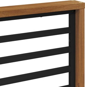 vidaXL Εξωτερικός καναπές Στερεό Ξύλο Ακακίας και Πολυεστέρ