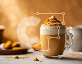 Σετ των 2 Intra Συλλεκτικό Ξύλινο Παζλ Plywood 4mm - Φλιτζάνι καφέ με σαντιγί και φρούτα από πάνω Σε Ξύλινο Κουτί - Διαστάσεις: 10x10 cm – 25 κομμάτια