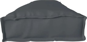 vidaXL Μαξιλάρι παλέτας Ανθρακί 200 x 40 x 8 εκ. Ύφασμα Οξφόρδης