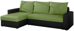 Γωνιακός καναπές Luno-Πράσινο - 237.00Χ150.00Χ90.00cm