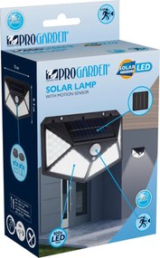 Ηλιακό φωτιστικο LED - 13.5x9.8x6cm - Μαύρο