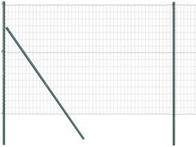 vidaXL Euro Fence με 7 Πόδια 1.6x10 μ Γαλβανισμένο Ατσάλι Πράσινο