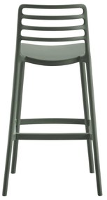 Σκαμπό Μπαρ SNOD C6099.07 Olive Green Πολυπροπυλενίου 37,2x50x101,5Υεκ. 37.2x50x101.5 εκ.