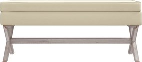 vidaXL Πάγκος Αποθήκευσης 110 x 45 x 49 εκ. Λινός