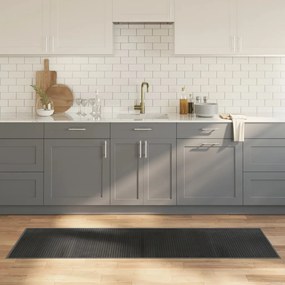 vidaXL Χαλί Ορθογώνιο Γκρι 60 x 200 εκ. από Μπαμπού