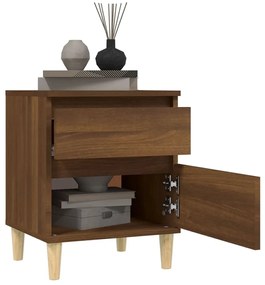 vidaXL Κομοδίνο Καφέ Δρυς 40x35x50 εκ.